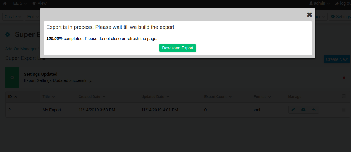 11 - Ajax Download Export 2