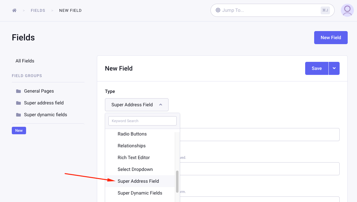 Create Field