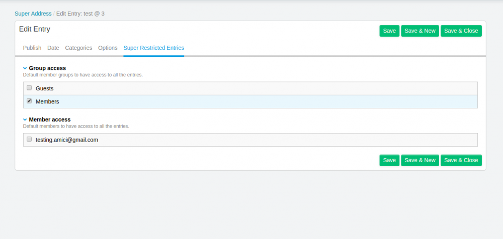 channel form TAB